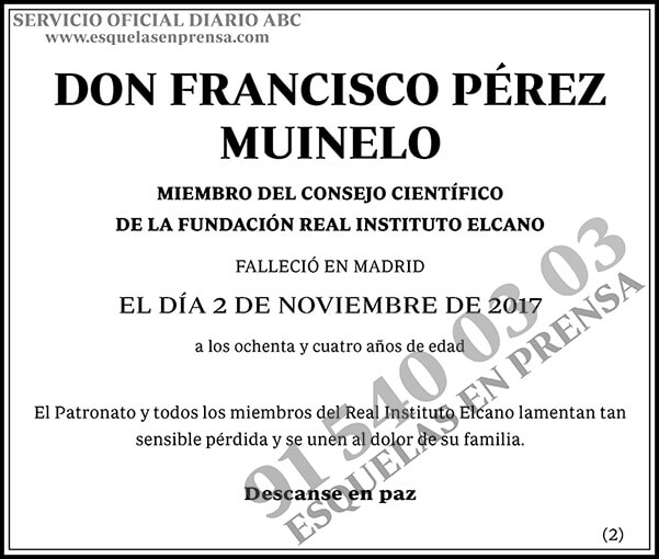 Francisco Pérez Muinelo